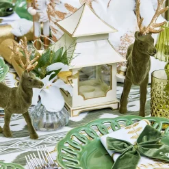 Year-round Decorations | Christmas Decorations<Mrs. Alice White With Gold Mini Pagoda Lantern (Pair)