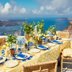 Vases | Vases & Planters<Mrs. Alice Yellow Hand Painted Tole Bud Vases (Set of 3)