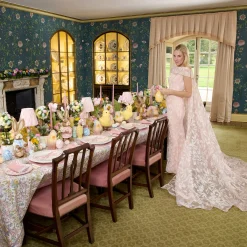 Vases | Vases & Planters<Mrs. Alice Yellow Hand Painted Tole Bud Vases (Set of 3)