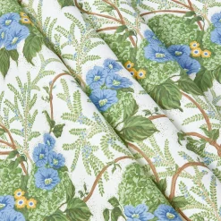 Serena Fresson Fabrics<Mrs. Alice Yellow Lady Isabella's Garden Fabric