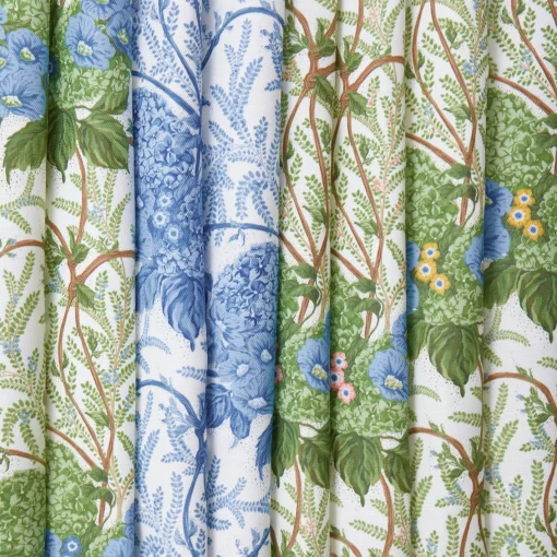 Serena Fresson Fabrics<Mrs. Alice Yellow Lady Isabella's Garden Fabric
